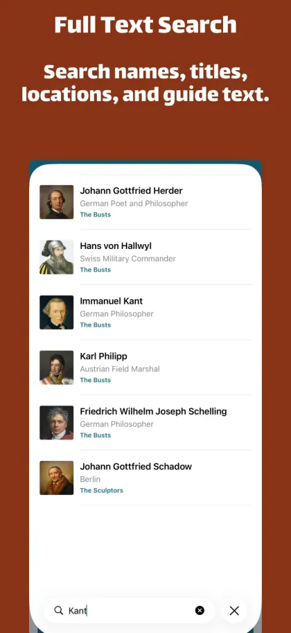 Full Text Search. Search names, titles, locations, and guide text.